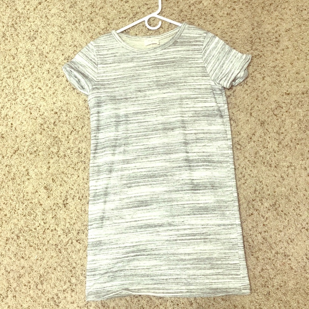 Gray cotton dress